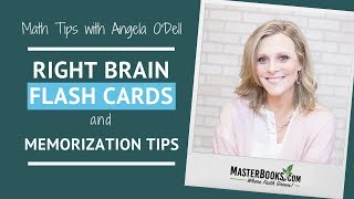Math Tips: Right Brain Flash Cards & Memorization // Master Books Homeschool Curriculum