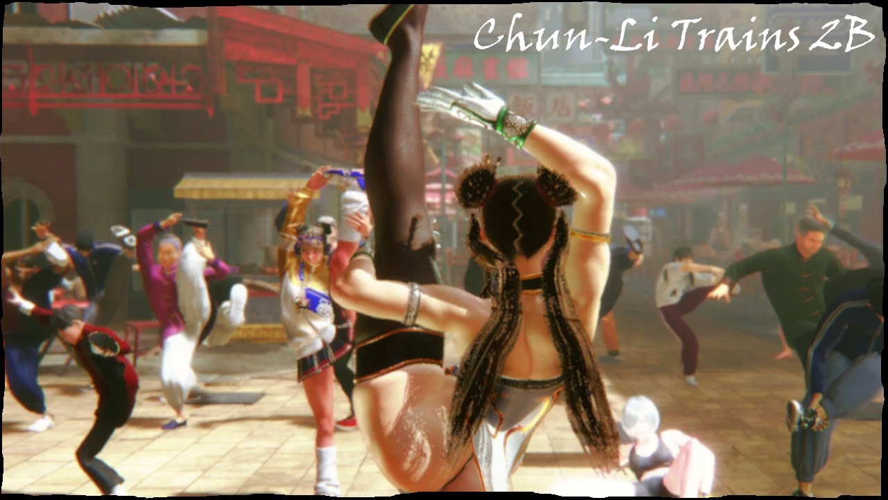 Chun Li DNF Trains 2B Nier Automata and Li Fen SF6 Surprise MOD 4K