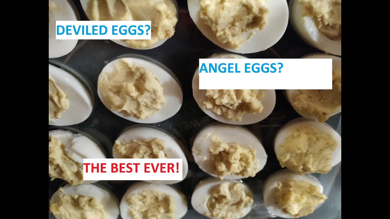 The Best Deviled err Angel Eggs - YouTube