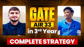 GATE AIR 33 in third year || GATE Toppers talk || Life After GATE #gate #gatecse #iit #gate2026