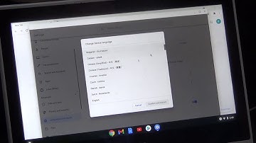 Use Chinese language on Chromebook