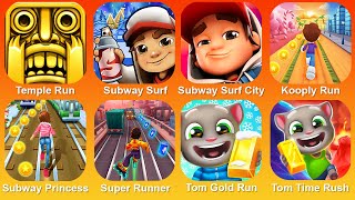Temple Run,Subway Surf,Subway Surf City,Kooply Run,Subway Princess,Super Runner,Tom Gold Run screenshot 1