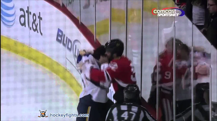 Ryan Reaves vs Brandon Bollig Mar 13, 2012