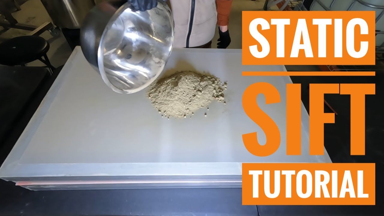 Static Sift Tutorial - Tribolelectrostatic Separation of Trichome Heads 