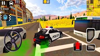 محاكاة سيارة الشرطة - لعبة مطاردة سيارة الشرطة - الشرطي - محاكي تحطم سيارة الشرطة - طريقة اللعب  111