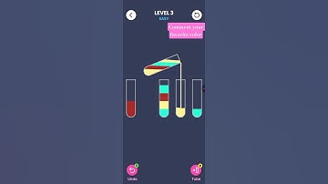 Water Sort puzzle Brain Game - Level 3 #watersortpuzzle #level #3