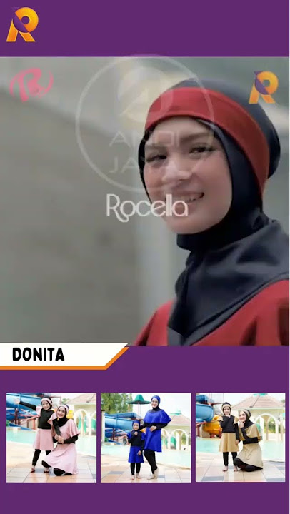 Kamu Kapan? Donita Aja Pakai Baju Renang Muslimah MARINA by Rocella #bajurenangmuslimah #bajurenang