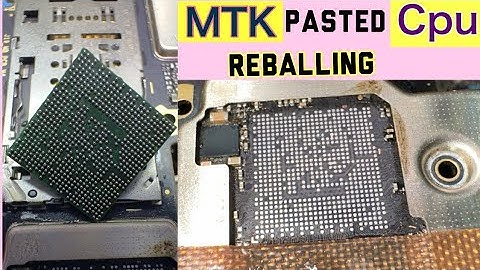 MTK CPU Reballing skills