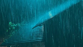 Rain Sounds For Sleeping - Heavy Rain and Thunder Sound at Night - Rain Sounds for Deep