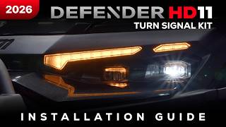 2026+ Can-Am Defender HD11 - Signature Light Turn Signal Kit Installation | WD ELECTRONICS