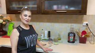 סלט כרפס ועשבי תבלין