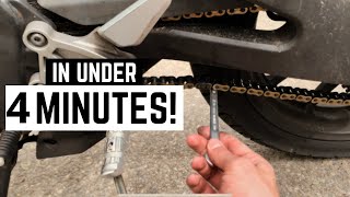 How to Adjust Your Motorcycle Chain? (Yamaha MT 125)