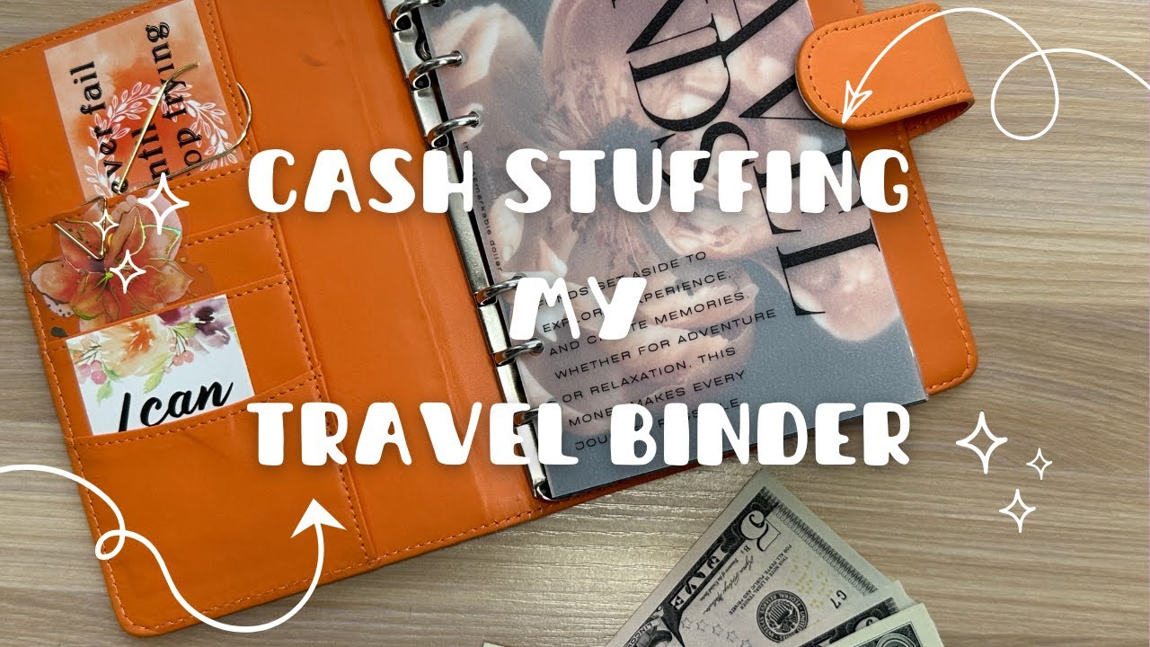 Cash Stuffing My Travel Binder | Savings Challenges