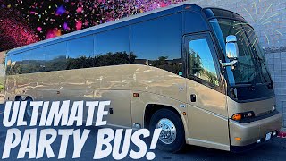 🍾THE ULTIMATE PARTY BUS IN A MCI SHELL!🎉