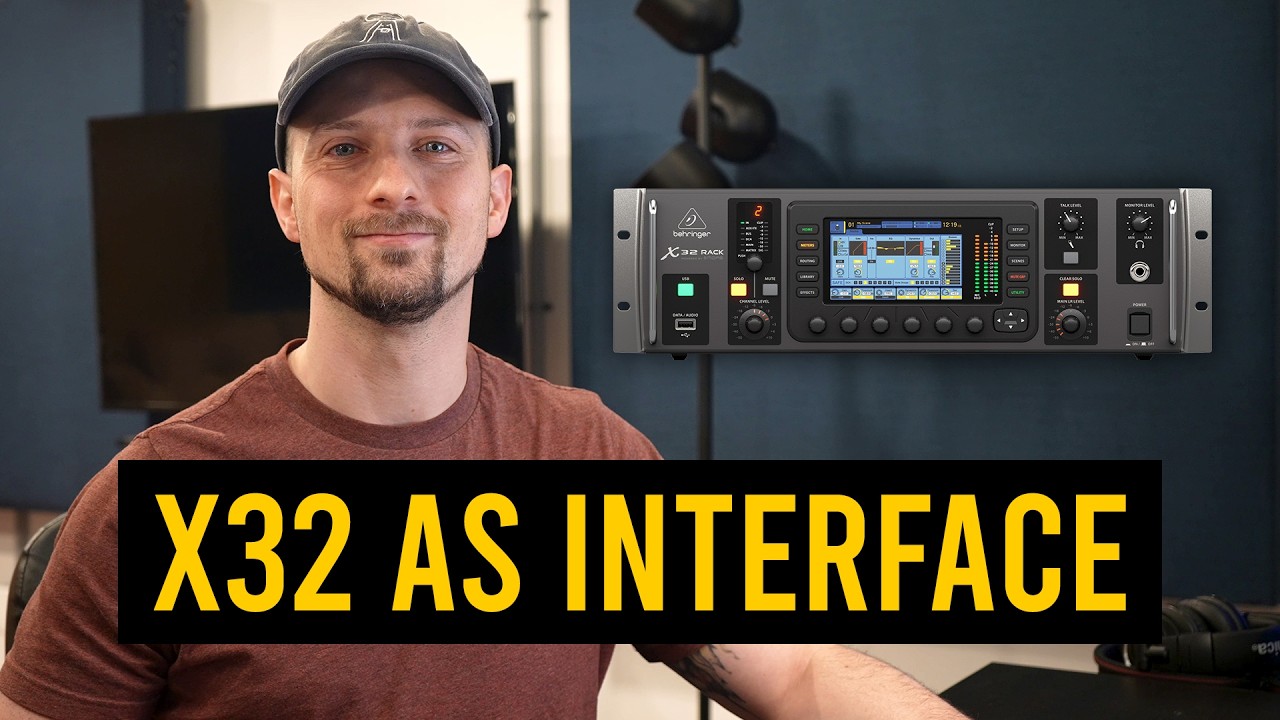 🎛️ Using an X32/M32 as an Audio Interface | Studio Setup Tutorial 