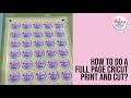 How To Do A Full Page Cricut Print And Cut