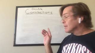 Double Contractions in English