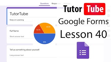Google Forms Tutorial - Lesson 40 - Embedding Forms in Google Sites