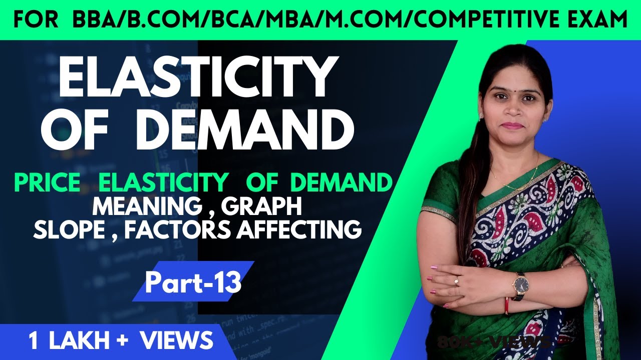 Price Elasticity Of Demand | Income Elasticity | Cross Elasticity ...