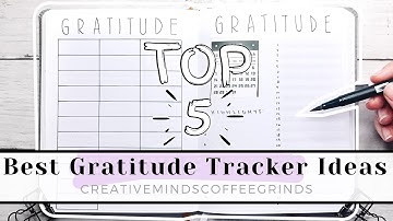 TOP 5 BEST GRATITUDE TRACKER IDEAS FOR BULLET JOURNAL ft. Phomemo