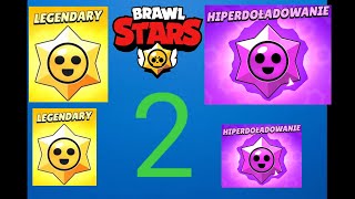 OTWORZYŁEM 2 LEGENDARNE STAR DROPY I 2 LOSOWE HIPERDOŁADOWANIA W BRAWL STARS 😎😎😎