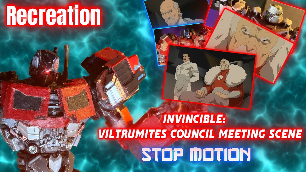Stop Motion Invincible Recreation of invincible- “viltrumites council meeting scene” stop ...