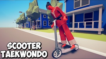 Scooter & Kick🛴 Scooter Taekwondo vs Every Faction 1v1 - Totally Accurate Battle Simulator TABS