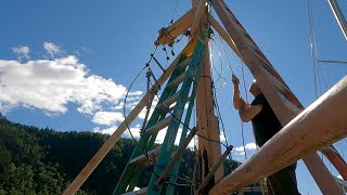 Arcturus Dismasted!  (episode 2 of 2) Arcturus Refit #9