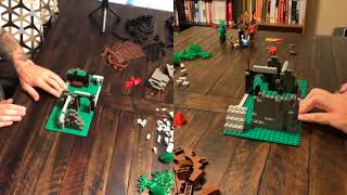 Lego Dark Dragons Den Time-Lapse Build & Stop-Motion