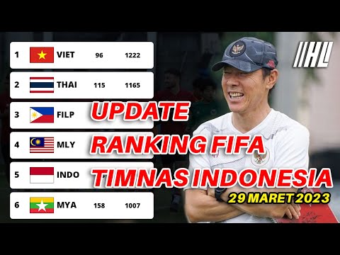 Update Ranking FIFA Timnas Indonesia Terbaru - Ranking FIFA Terbaru 2023