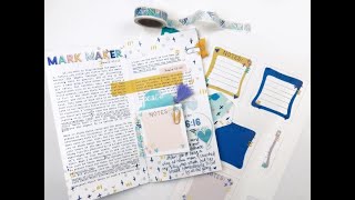 How to Make Tip-ins for Extra Journaling Space in the Mark Maker Travelers Notebook