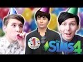 DIL’S FIRST BIRTHDAY - Dan and Phil Play: Sims 4 #20