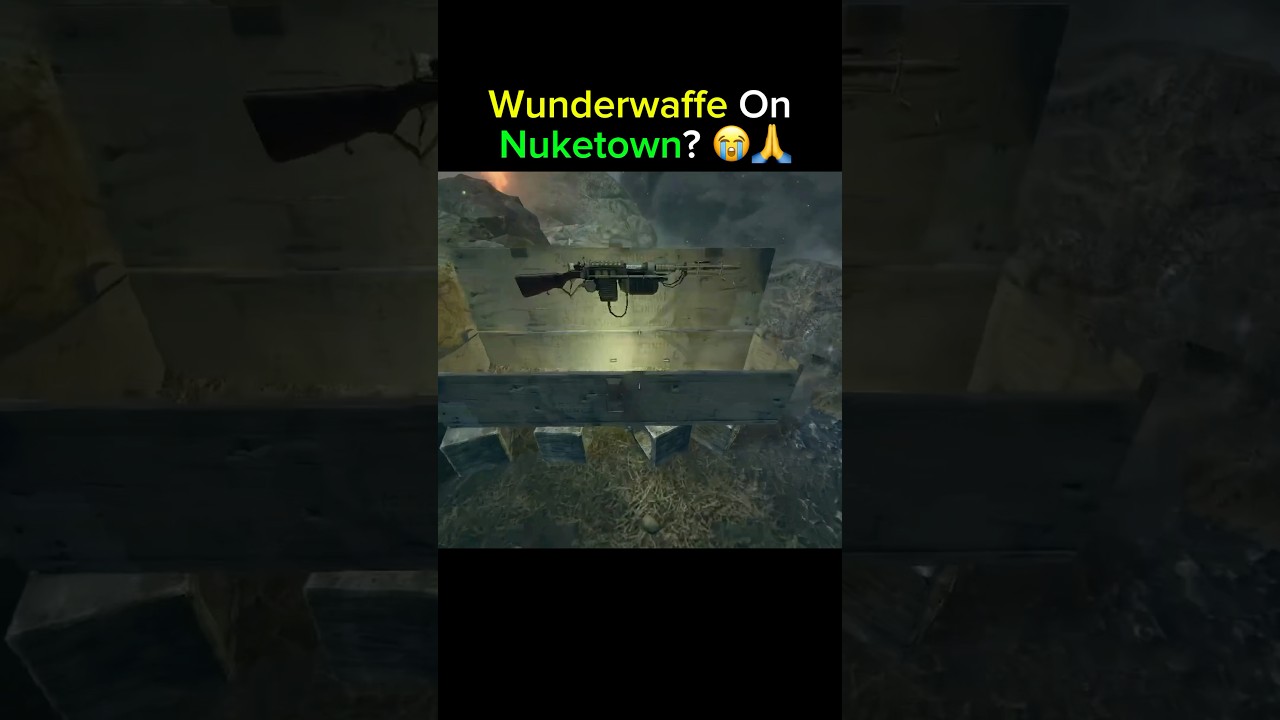 Wunderwaffe On Nuketown? 😭🙏