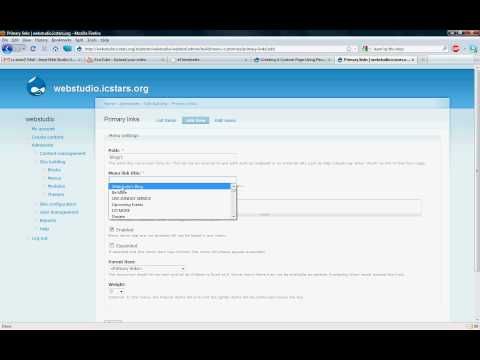 How to Create a Menu for your Blog Entries in Drupal 6.x