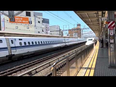 のぞみの通過速度がヤバい‼︎これぞ275km日本の新幹線‼︎