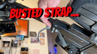 REPAIR VLOG 801: someone broke my legs!!! (permobil leveling strap)