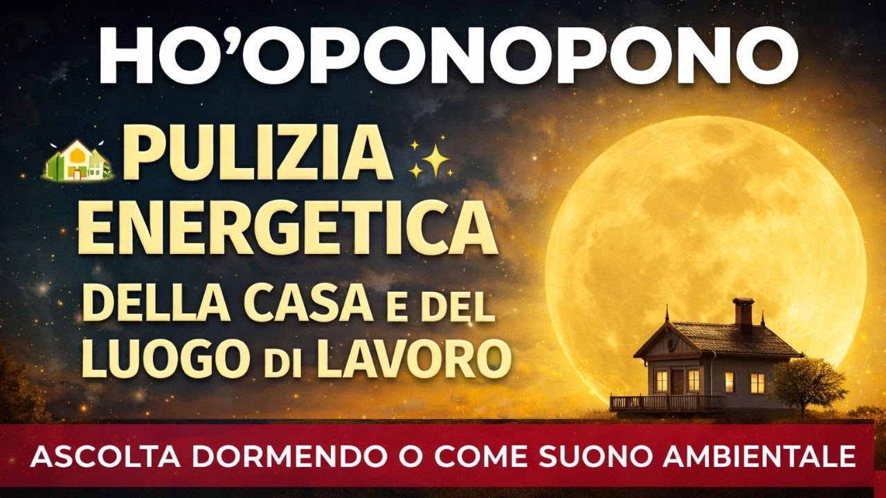 🏡✨ HOPONOPONO  PULIZIA ENERGETICA DELLA CASA E DEL LUOGO DI LAVORO ✨🏢