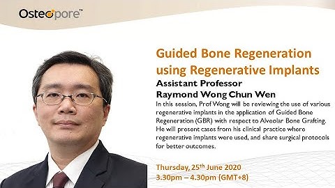 Guided Bone Regeneration webinar