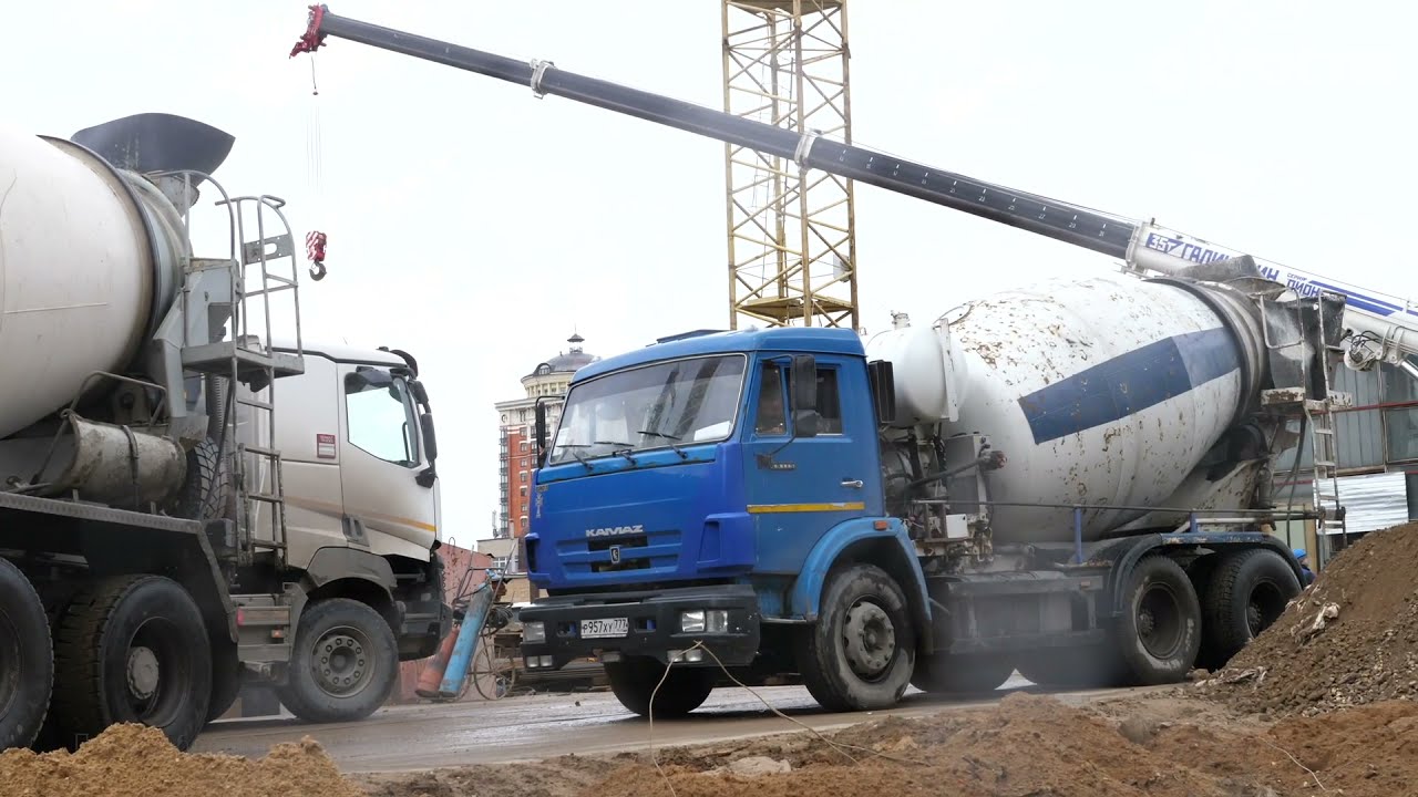 Первый бетон на ОБУ Расплетина (04.05.2021)