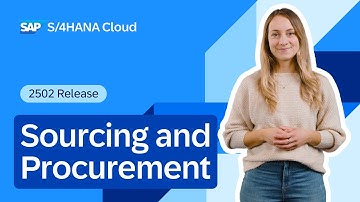Sourcing and Procurement in SAP S/4HANA Cloud Public Edition 2502 | Demo