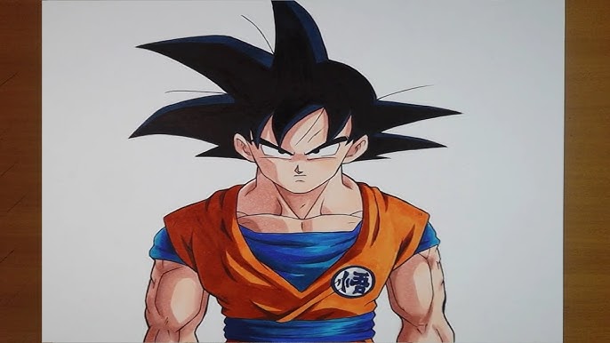 Como Desenhar o Goku [Dragon Ball Super] - (How to Draw Goku) - SLAY  DESENHOS #131 