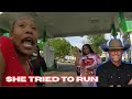 Woman Almost Kills A Man In Car Crash And Then Tries To Flee The Scene