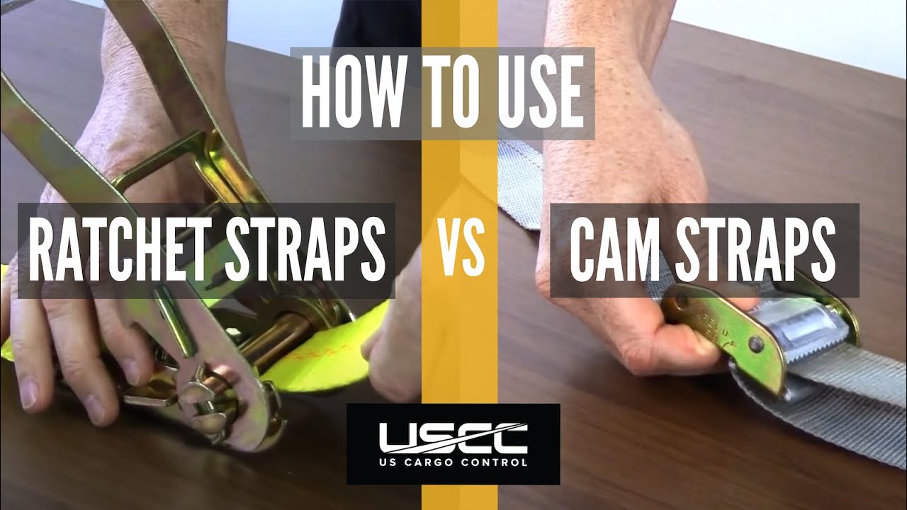 How to Use Ratchet Straps and Cam Buckle Straps - Beginner's Guide - YouTube