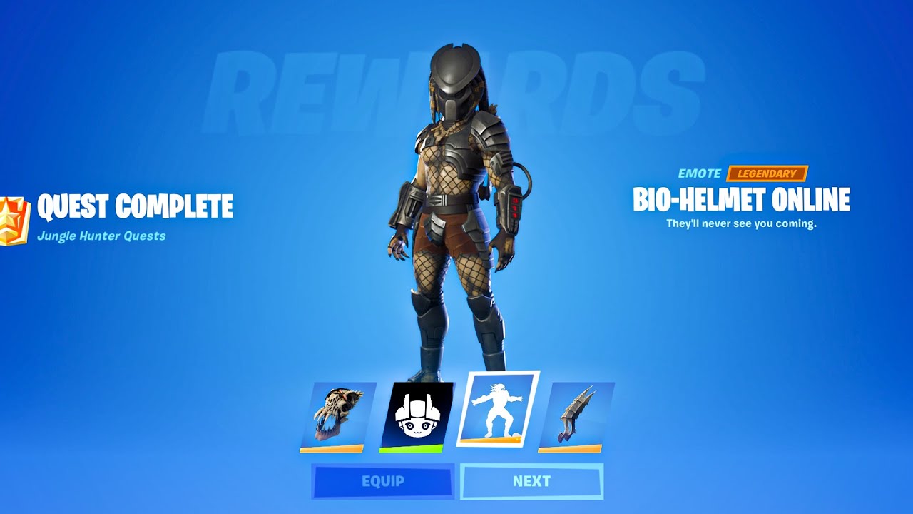 How to Complete All Jungle Hunter Quests! (All Predator Challenges) - Fortnite Battle Royale