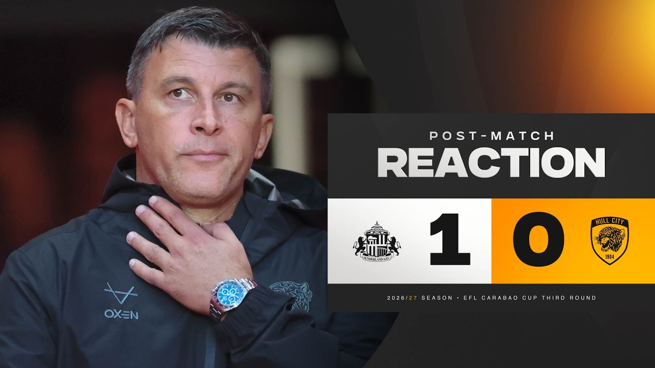 Sunderland 1-0 Hull City | Sergej Jakirović's Post-Match Reaction Carabao Cup Third Round