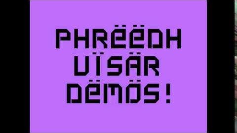 Hardcore Mofokkahz - Phreeeeeeedh | C64 Intro