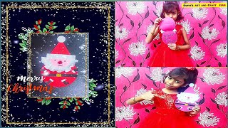 Chirstmas Card Making || How to Make Santa Christmas Card || Handmade Christmas Greeting Card ||