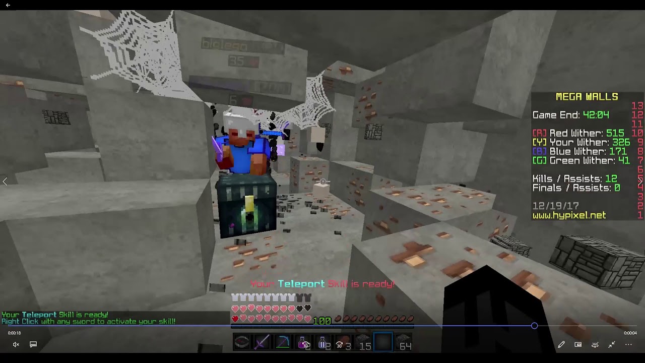 Untaught hitting through blocks