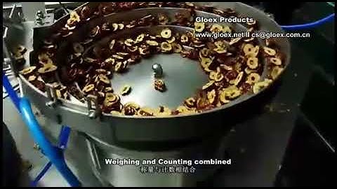 Multi heads Wieghingpacking machine for mixing nuts weighing counting combined