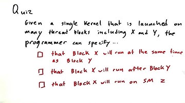What Can The Programmer Specify - Quiz - Intro to Parallel Programming